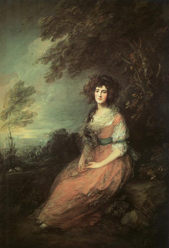 Thomas Gainsborough Mrs Richard Brinsley Sheridan oil painting image